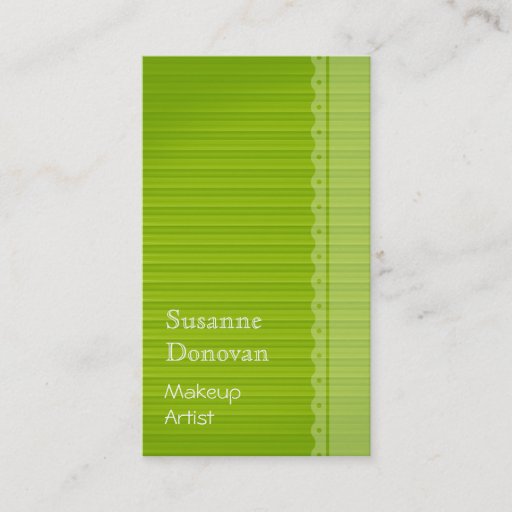 Customizable Makeup Artist Business Card