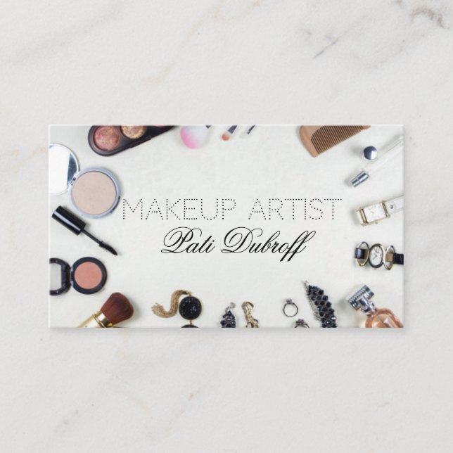 Makeup Artist Business Card (Front)
