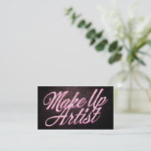 Makeup artist business card (Standing Front)
