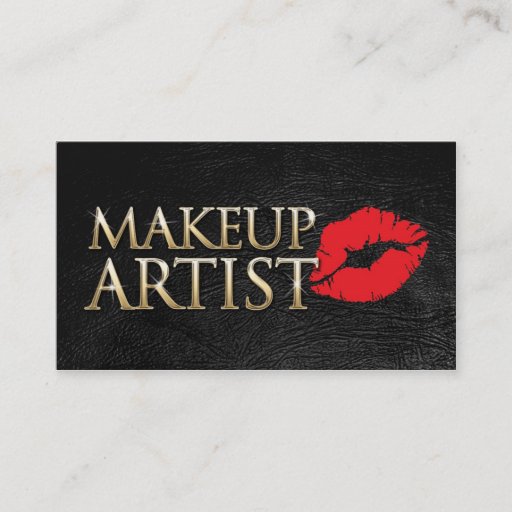Customizable MakeUp artist business card