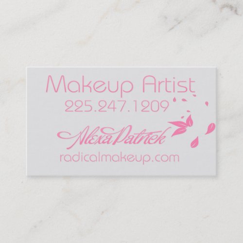 Makeup Artist Business Card Template