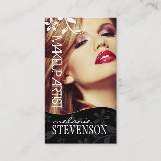 Customizable MAKEUP ARTIST BUSINESS CARD