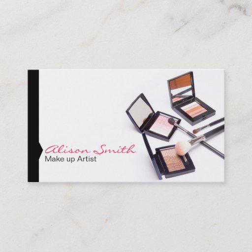 Customizable Makeup artist business card