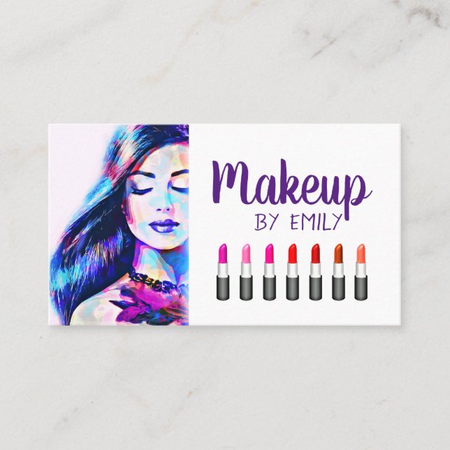 Makeup Artist Business Card (Front)