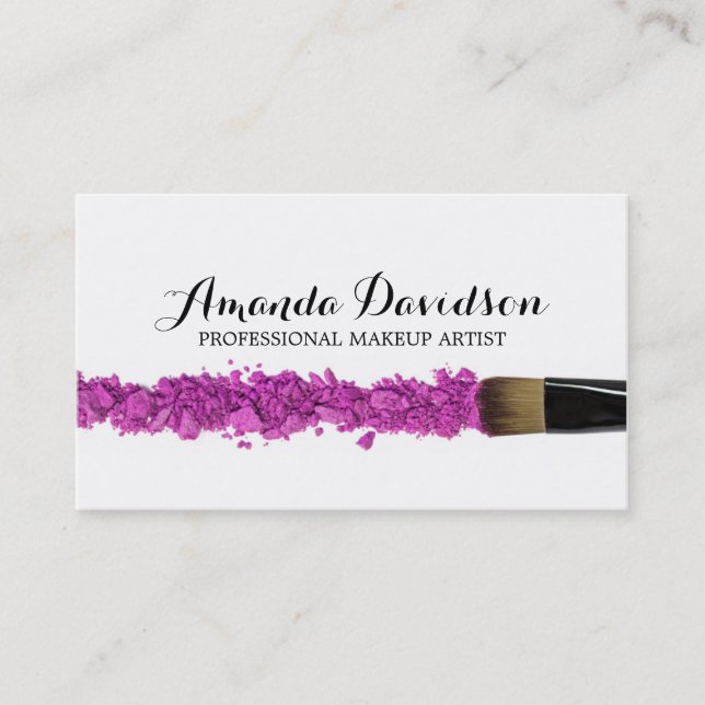 MAKEUP ARTIST BUSINESS CARD (Front)
