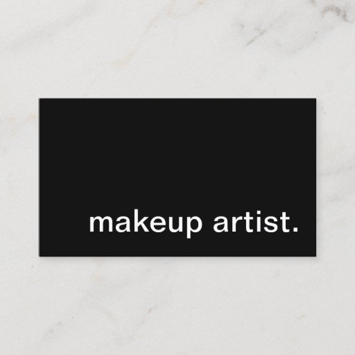Customizable makeup artist. business card templates