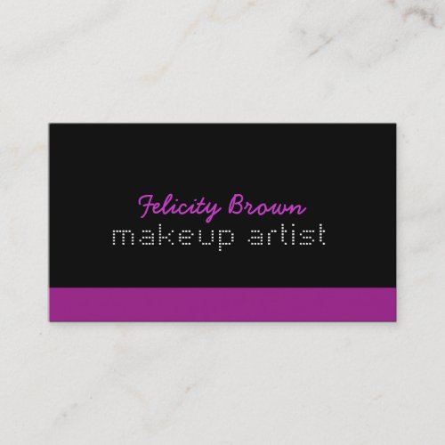 Makeup artist Business Card