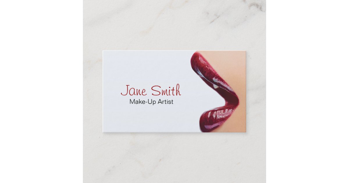 Makeup Artist Business Card