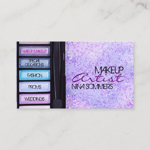 Makeup Artist Business Card