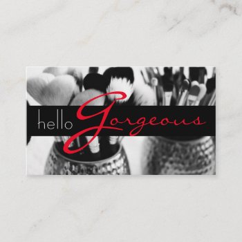 Makeup Artist Business Card by olicheldesign at Zazzle