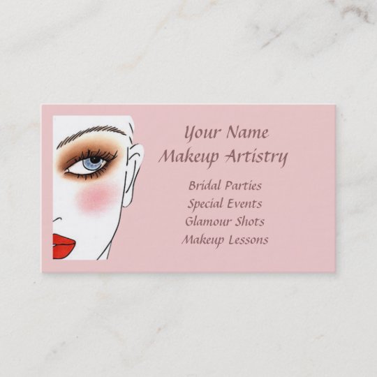 Makeup Artist Business Card | Zazzle.com