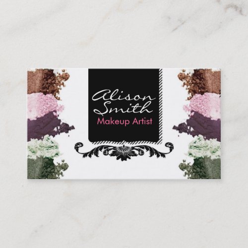 Makeup artist business card template
