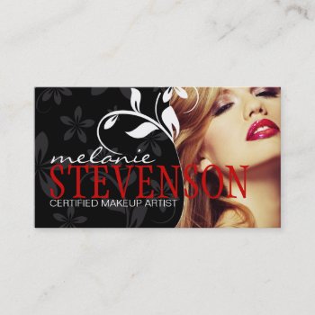 Makeup Artist Business Card by colourfuldesigns at Zazzle
