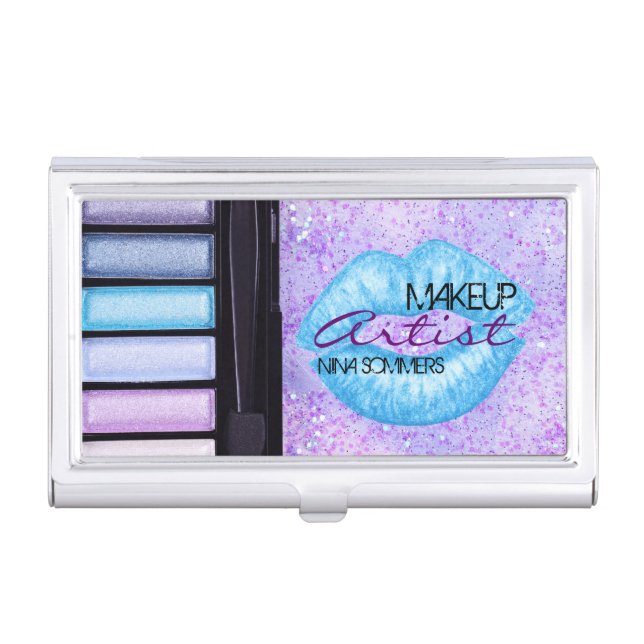 Makeup Artist Business Card Holder (Front)