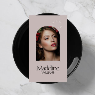 Makeup Artist Business Card Minimalist Photo