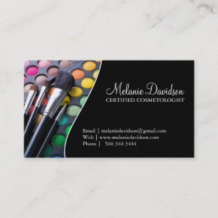 MAKEUP ARTIST BUSINESS CARD TEMPLATE