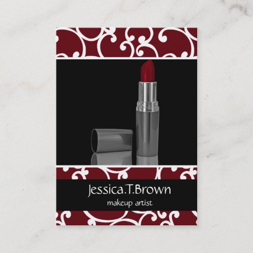 Customizable Makeup artist Business Cards
