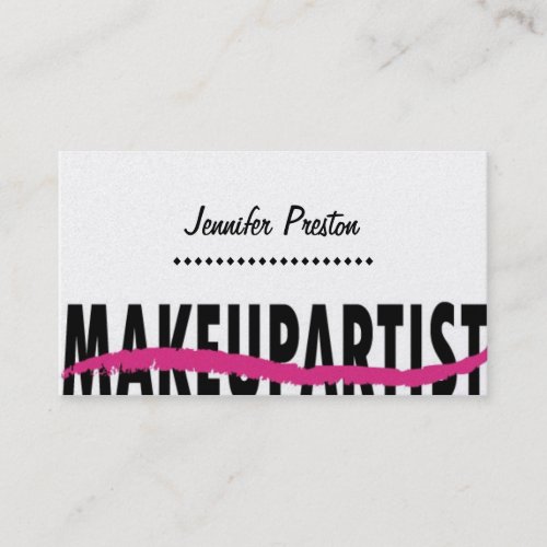 Makeup Artist Business Cards