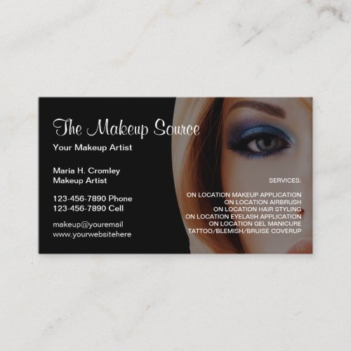 Makeup Artist Business Cards