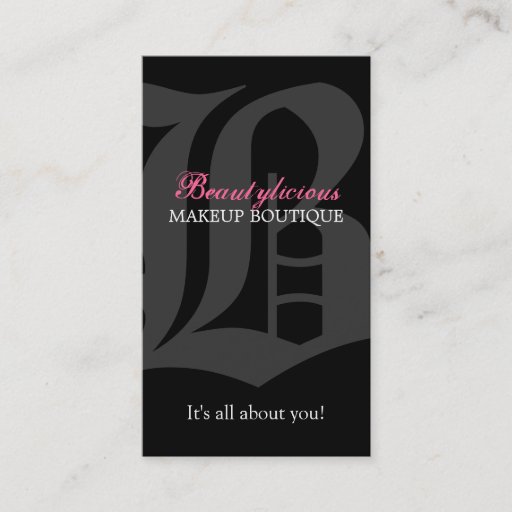 Customizable MAKEUP ARTIST BUSINESS CARDS