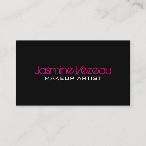 Makeup Artist Business Cards