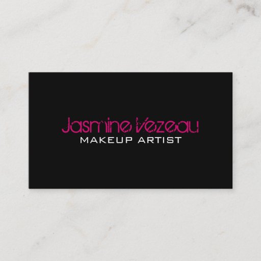 Customizable Makeup Artist Business Cards