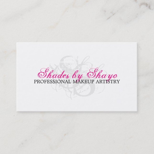 MAKEUP ARTIST BUSINESS CARDS (Front)