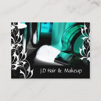 Makeup Artist Business Cards by MG_BusinessCards at Zazzle