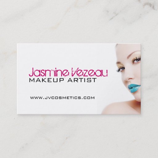 Customizable Makeup Artist Business Cards