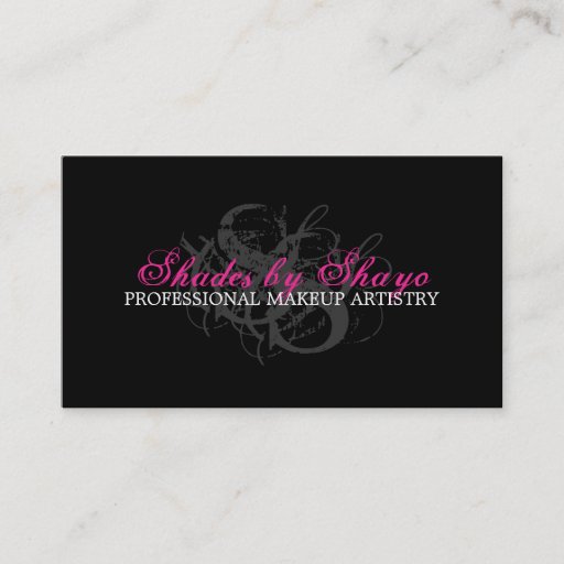Customizable MAKEUP ARTIST BUSINESS CARDS