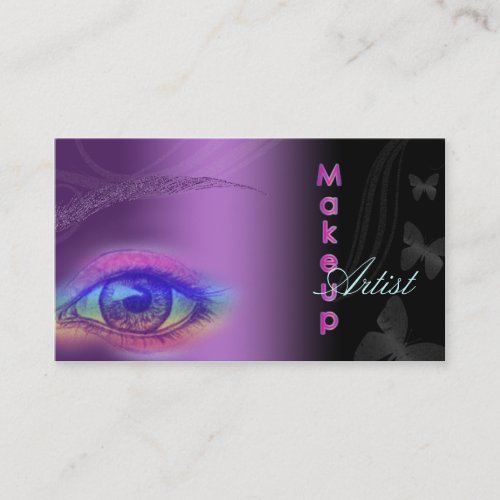 Makeup artist business cards