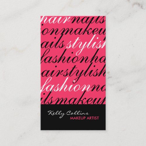 Makeup Artist Business Cards