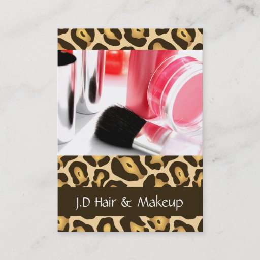 Customizable Makeup artist Business Cards