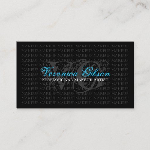 Customizable Makeup Artist Business Cards