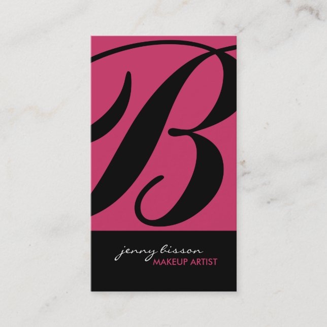 Makeup Artist Business Cards (Front)