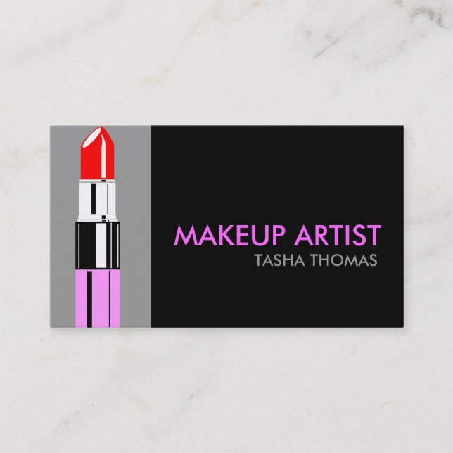 Makeup Artist Business Cards (Front)