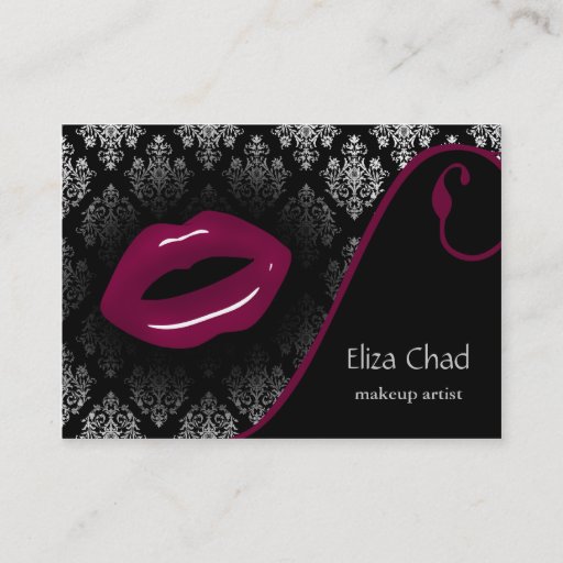 Customizable Makeup artist Business Cards