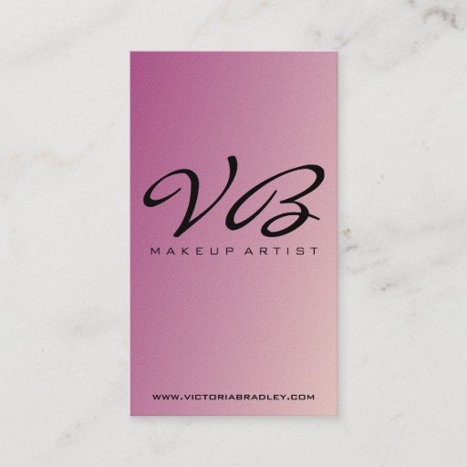 Customizable Makeup Artist - Business Cards