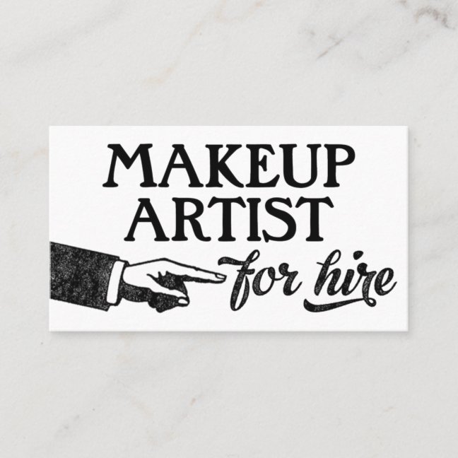 Makeup Artist Business Cards – Cool Vintage