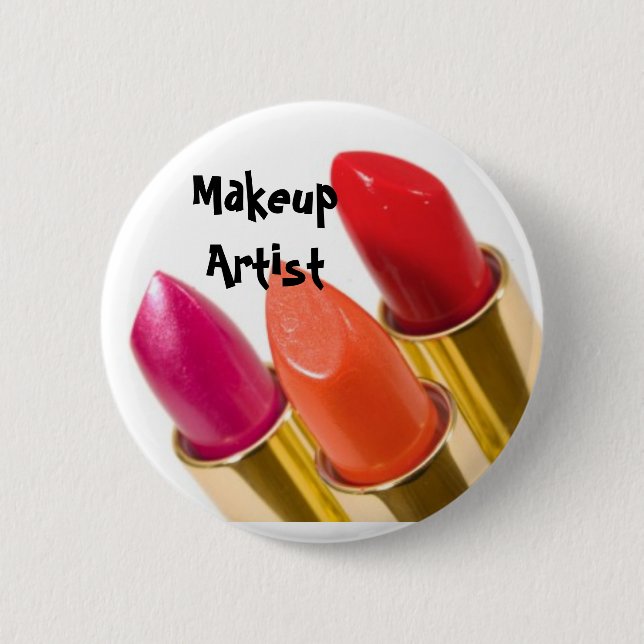 Makeup Artist Button (Front)