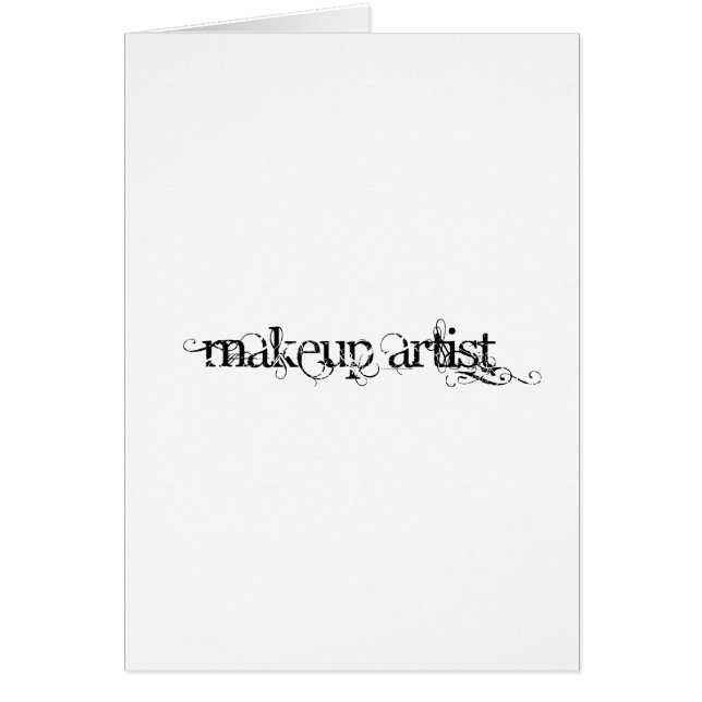 Makeup Artist Cards (Front)