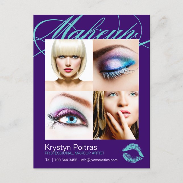 Makeup Artist Comp Card (Front)