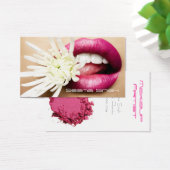 Makeup Artist cosmetics lips white flower (Desk)