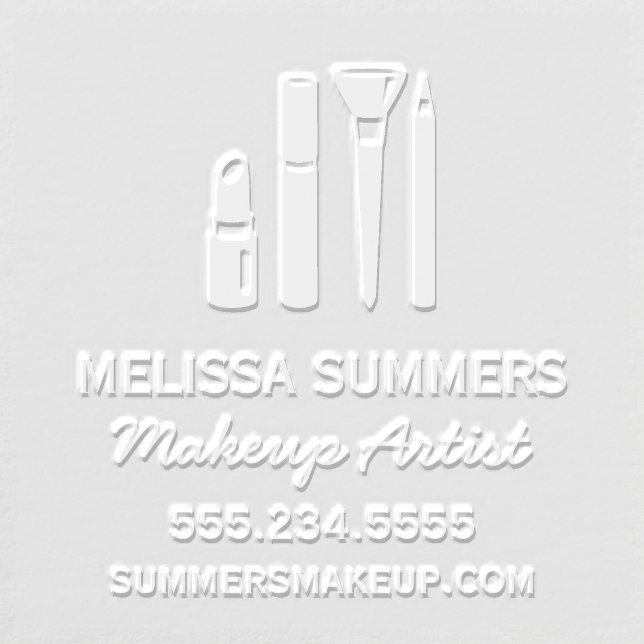 Makeup Artist Cosmetics Lipstick Mascara Address Embosser (Design)