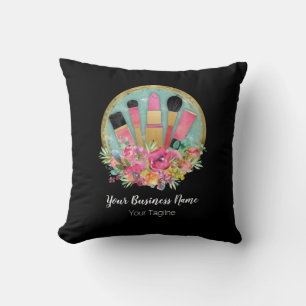 Makeup Artist Cosmetologist Beautician Stylist Throw Pillow