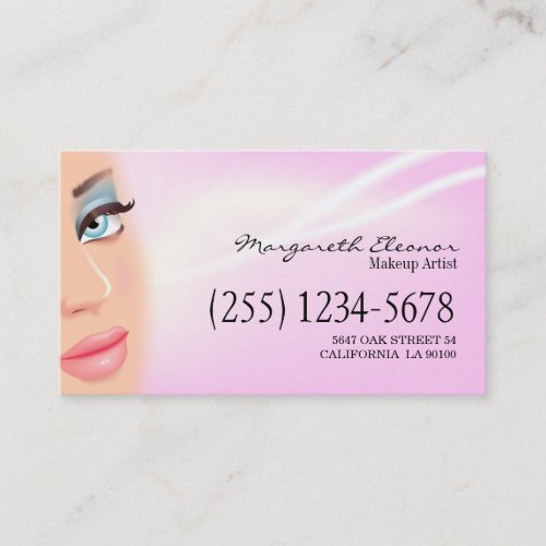 Makeup Artist Business Card