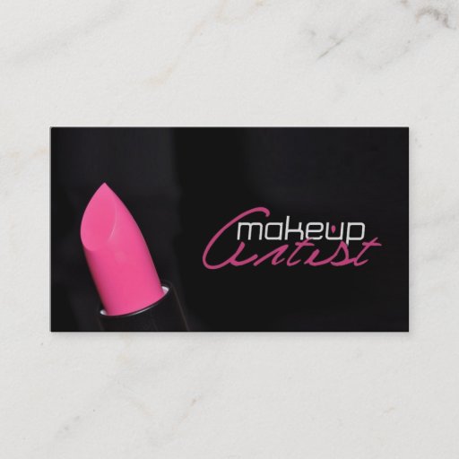 Customizable Makeup Artist Cosmetologist Cosmetology Beauty Business Card