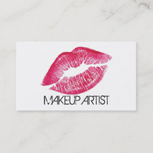 Makeup Artist Cosmetologist Cosmetology Elegant Business Card