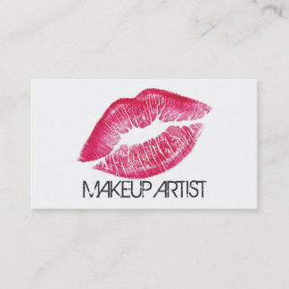 Makeup Artist Cosmetologist Cosmetology Elegant Business Card