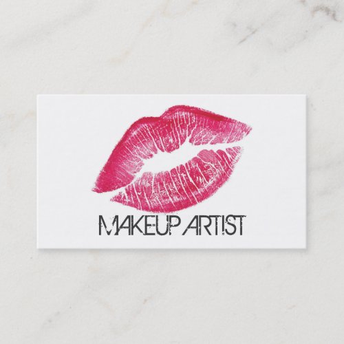 Makeup Artist Cosmetologist Cosmetology Elegant Business Cards